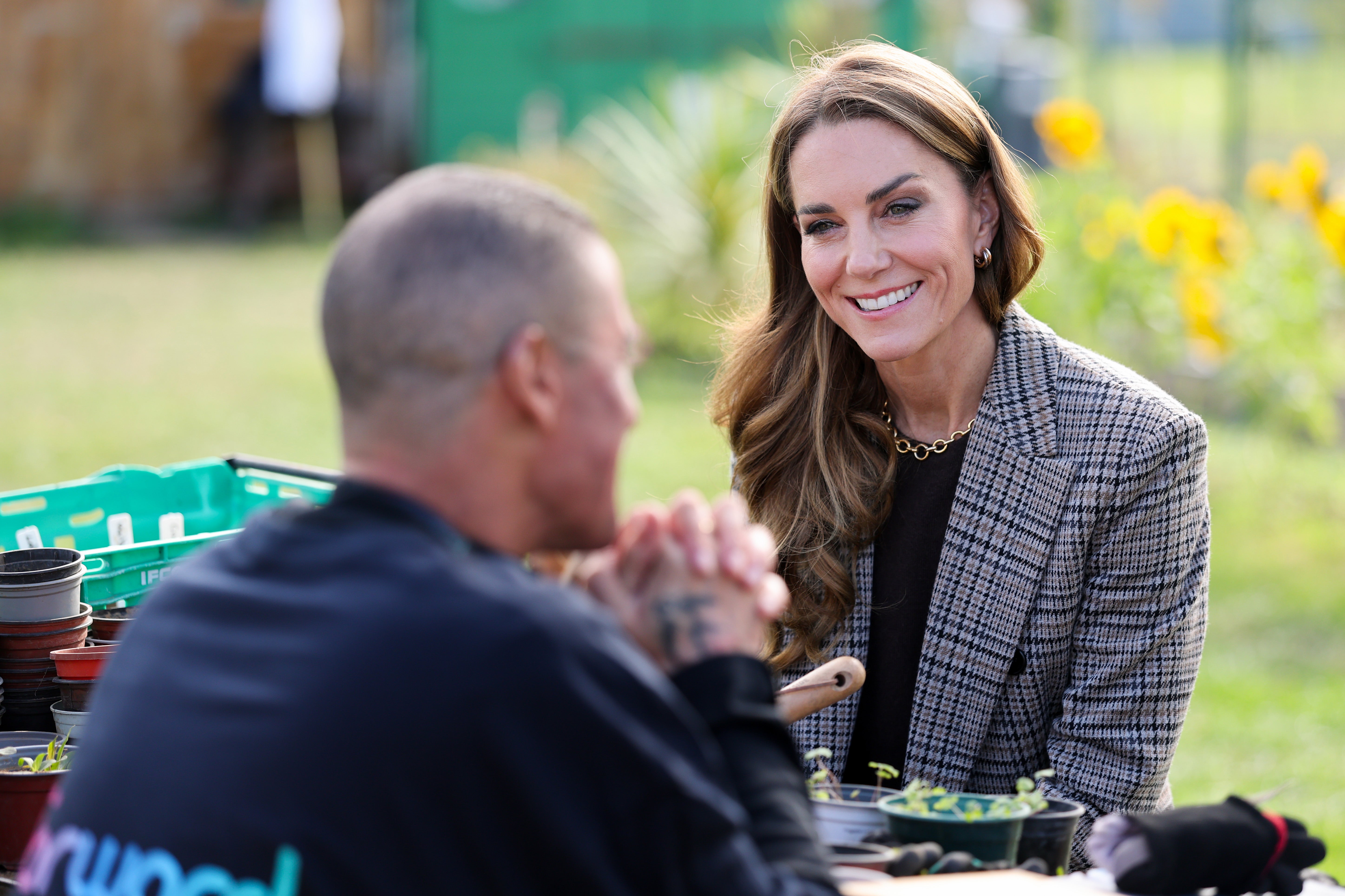 Kate lauded the greenspace as a ‘fantastic environment’